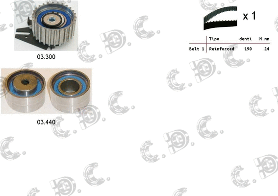 Timing Belt Kit (04.5042)