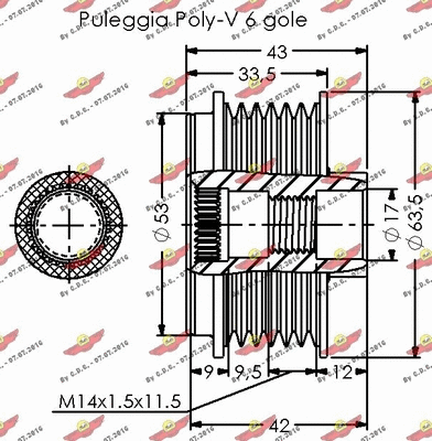 Alternator Freewheel Clutch