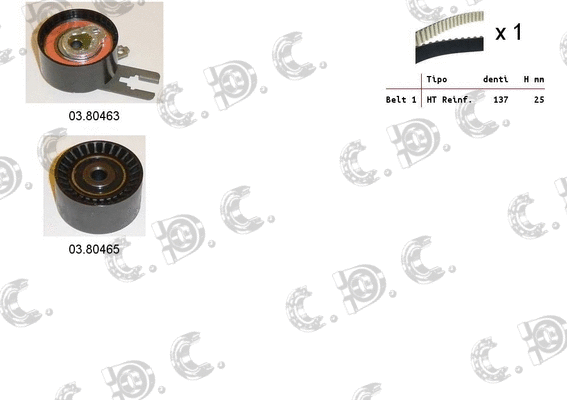 Timing Belt Kit (04.5263)