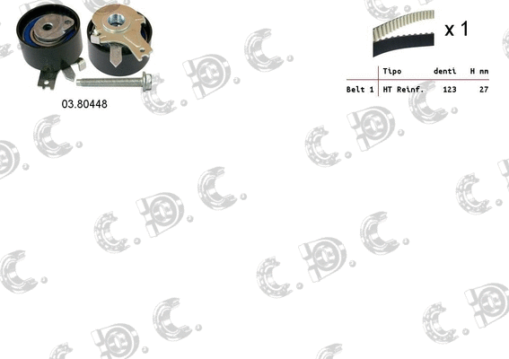 Timing Belt Kit (04.5334)