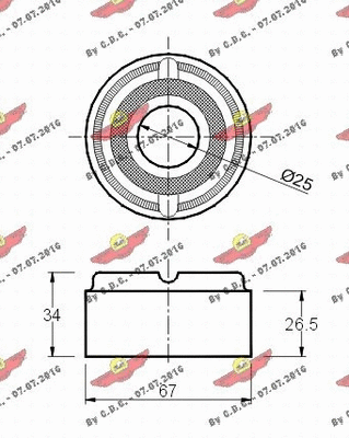 Tensioner Pulley, timing belt