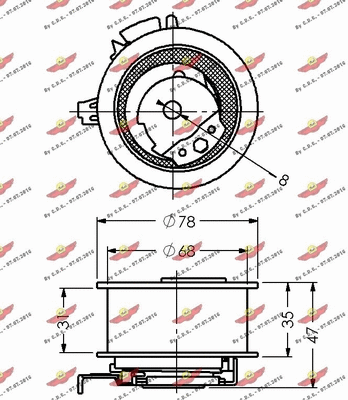 Tensioner Pulley, timing belt