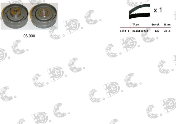 Timing Belt Kit (04.5245)