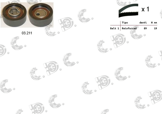 Timing Belt Kit (04.5289)