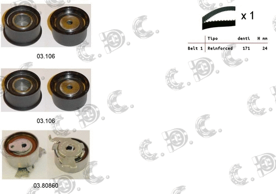 Timing Belt Kit (04.5290)