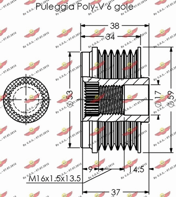Alternator Freewheel Clutch