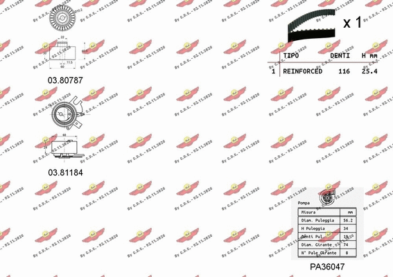 Water Pump & Timing Belt Kit