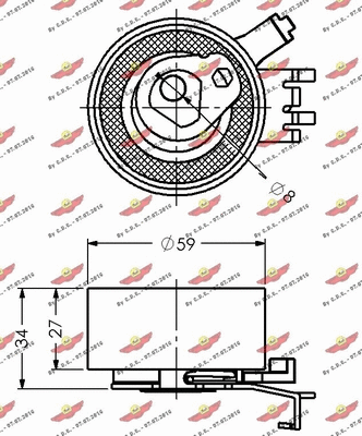 Tensioner Pulley, timing belt