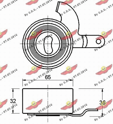 Tensioner Pulley, timing belt