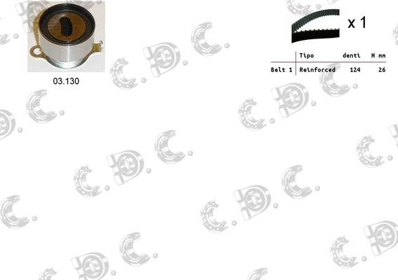 Timing Belt Kit (04.5405)