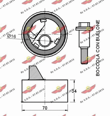 Tensioner Pulley, timing belt