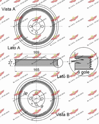 Belt Pulley, crankshaft