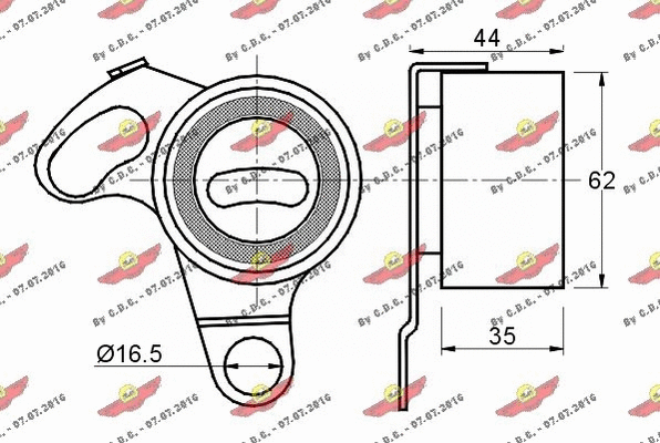 Tensioner Pulley, timing belt