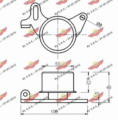 Tensioner Pulley, timing belt