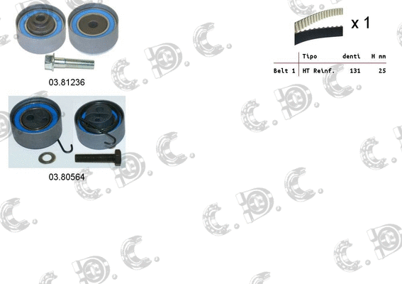 Timing Belt Kit (04.5057)