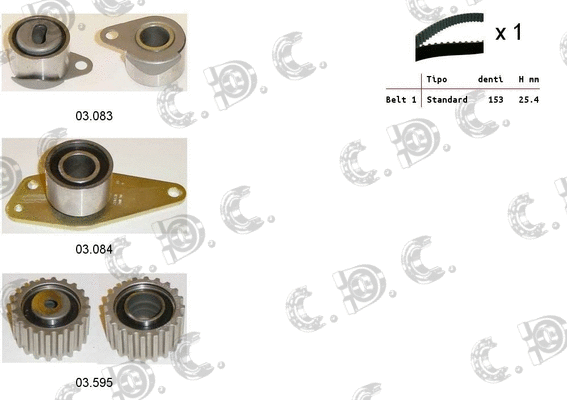 Timing Belt Kit (04.5237)