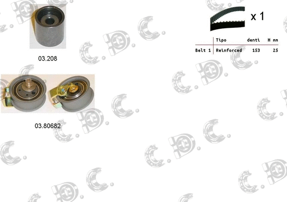 Timing Belt Kit (04.5100)