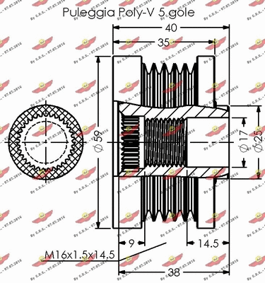 Alternator Freewheel Clutch