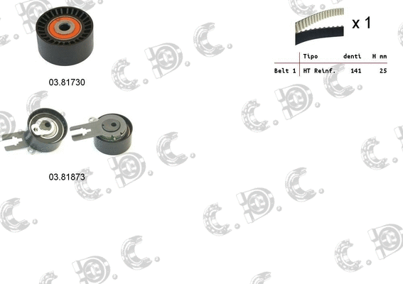 Timing Belt Kit (04.5359)