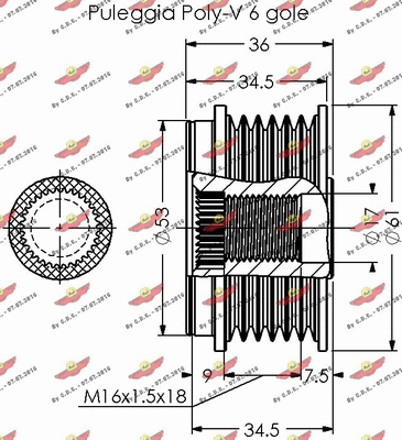 Alternator Freewheel Clutch