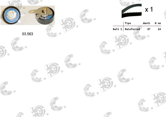 Timing Belt Kit (04.5265)