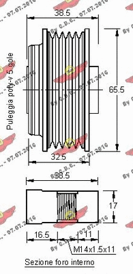 Alternator Freewheel Clutch