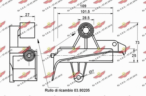 Vibration Damper, timing belt