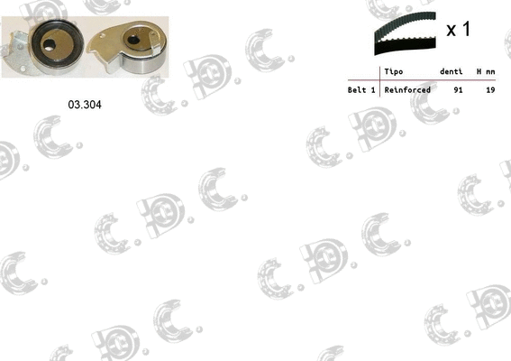 Timing Belt Kit (04.5332)