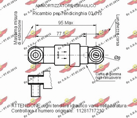 Vibration Damper, V-ribbed belt