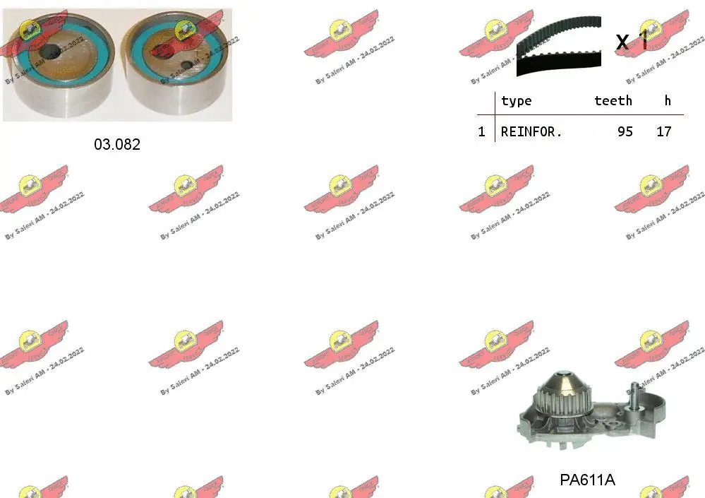Water Pump & Timing Belt Kit (04.5029PA2)