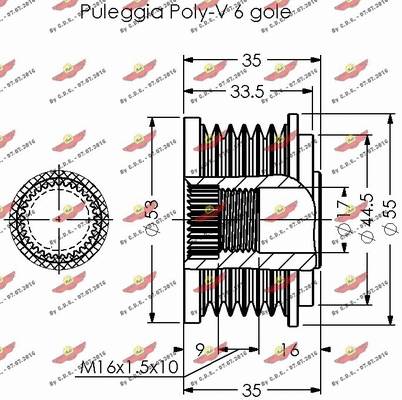 Alternator Freewheel Clutch
