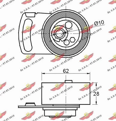 Tensioner Pulley, timing belt