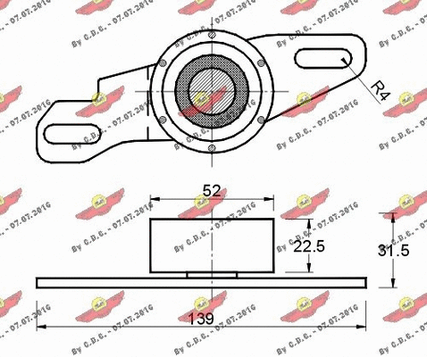 Tensioner Pulley, timing belt