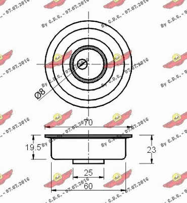 Tensioner Pulley, timing belt