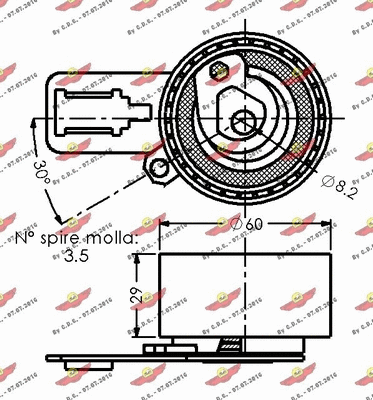 Tensioner Pulley, timing belt