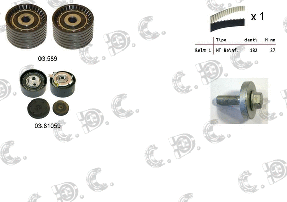 Timing Belt Kit (04.5278)