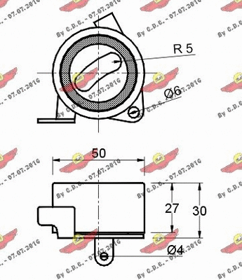 Tensioner Pulley, timing belt