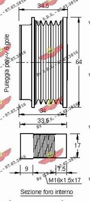 Alternator Freewheel Clutch