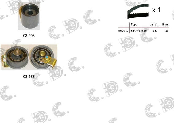 Timing Belt Kit (04.5099)
