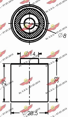Deflection/Guide Pulley, timing belt