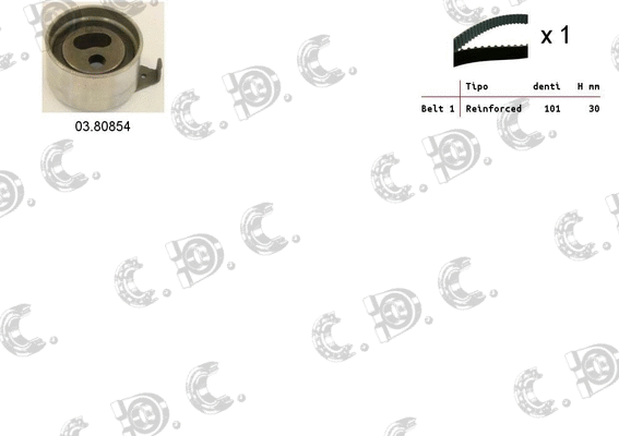Timing Belt Kit (04.5407)