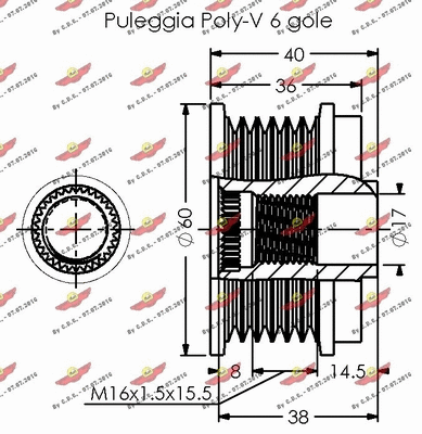 Alternator Freewheel Clutch