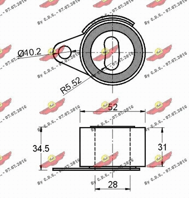 Tensioner Pulley, timing belt