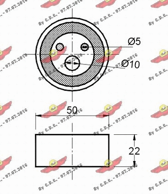 Tensioner Pulley, timing belt