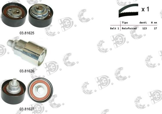 Timing Belt Kit (04.5470)