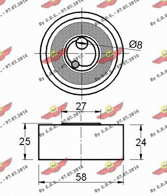 Tensioner Pulley, timing belt