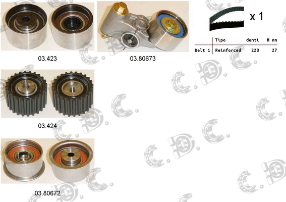 Timing Belt Kit (04.5292)