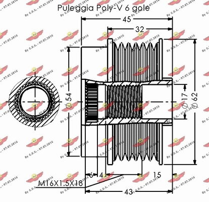 Alternator Freewheel Clutch