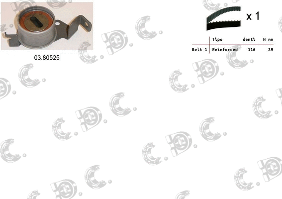 Timing Belt Kit (04.5453)