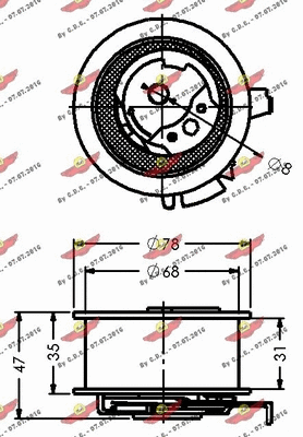 Tensioner Pulley, timing belt